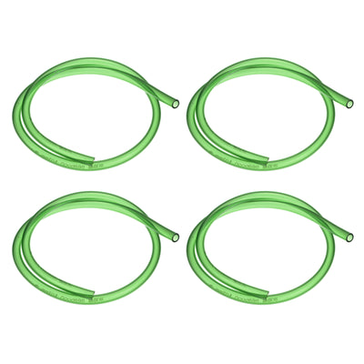 uxcell Uxcell PVC Tubing 5/16" ID, 15/32" OD 4Pcs 3.28 Ft for Transfer, Green