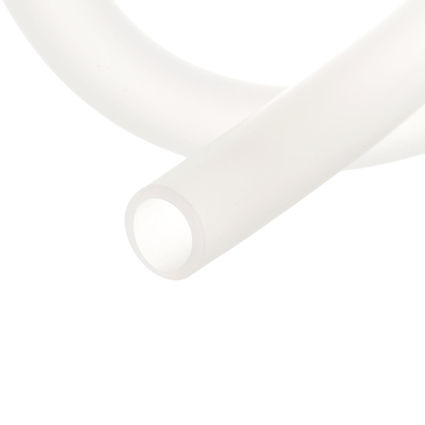 uxcell Uxcell PVC Tubing 15/32" ID, 5/8" OD 1Pcs 3.28 Ft for Transfer, White