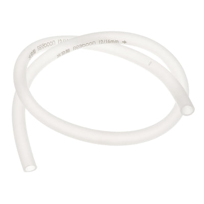 uxcell Uxcell PVC Tubing 15/32" ID, 5/8" OD 1Pcs 3.28 Ft for Transfer, White