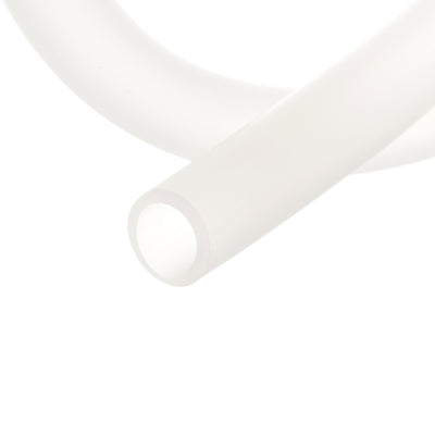 Harfington Uxcell PVC Tubing 15/32" ID, 5/8" OD 4Pcs 3.28 Ft for Transfer, White