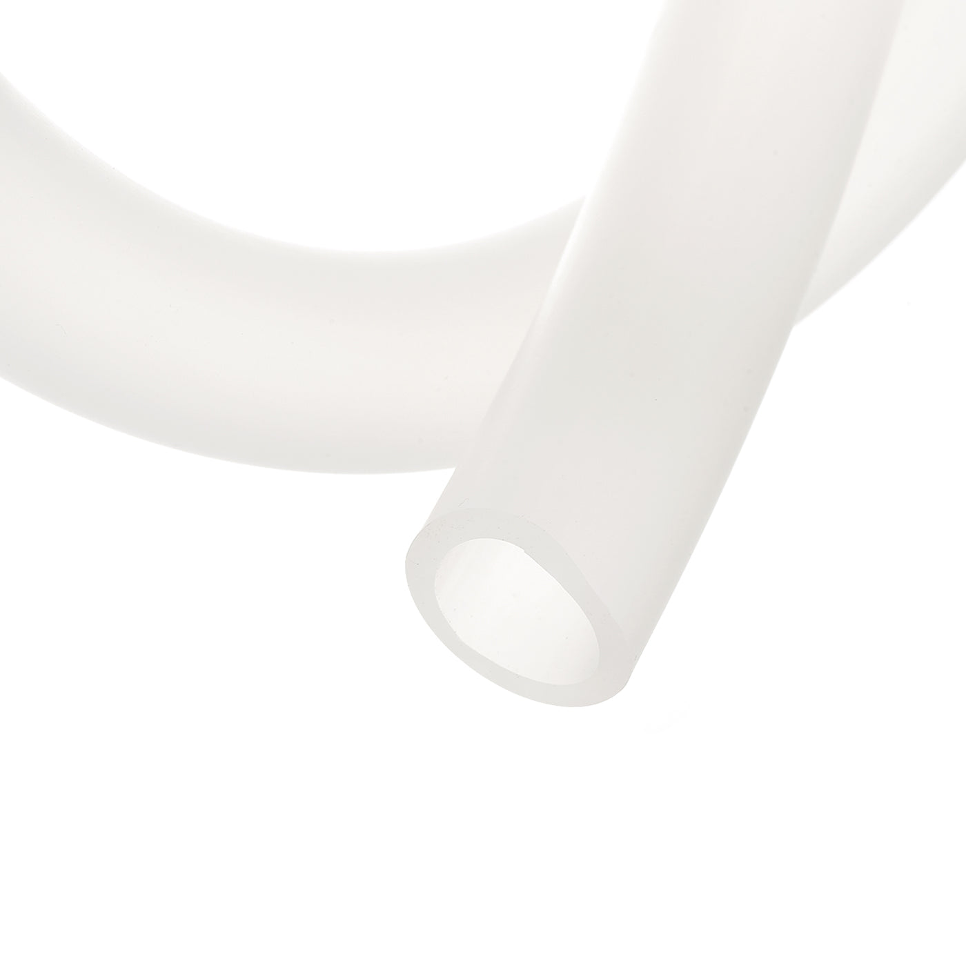 uxcell Uxcell PVC Tubing 5/8" ID, 55/64" OD 1Pcs 3.28 Ft for Transfer, White