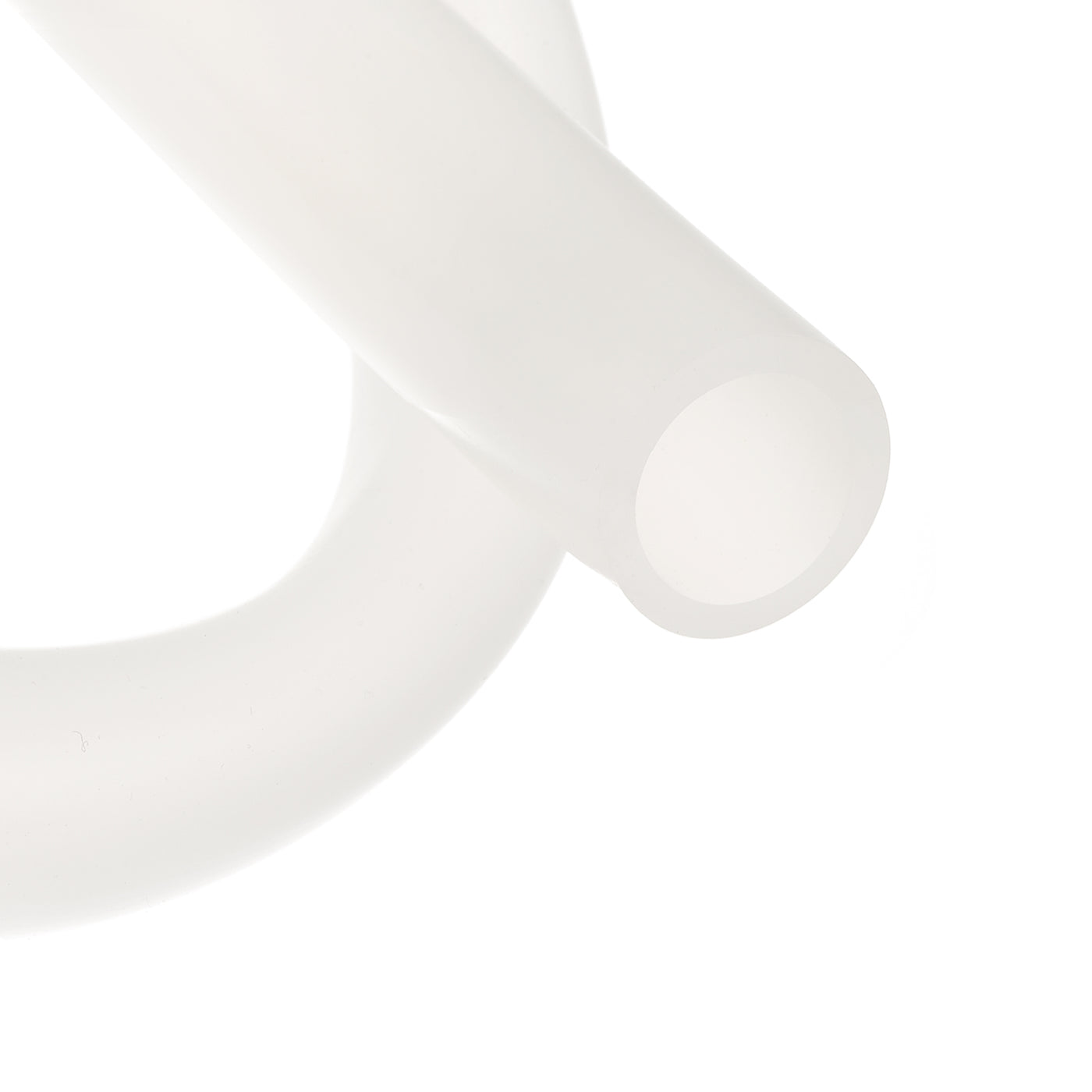 uxcell Uxcell PVC Tubing 3/4" ID, 63/64" OD 1Pcs 3.28 Ft for Transfer, White