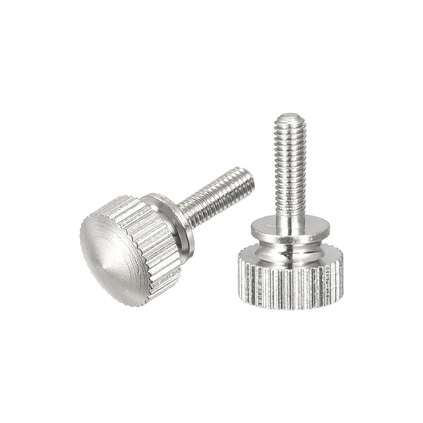 uxcell Uxcell Knurled Thumb Screws, M3x10mm Brass Shoulder Bolts Grip Knobs Fasteners, Nickel Plated 2Pcs
