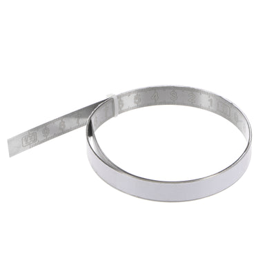 Harfington Adhesive Tape Measure 100cm Right to Left Stainless Steel Sticky Ruler