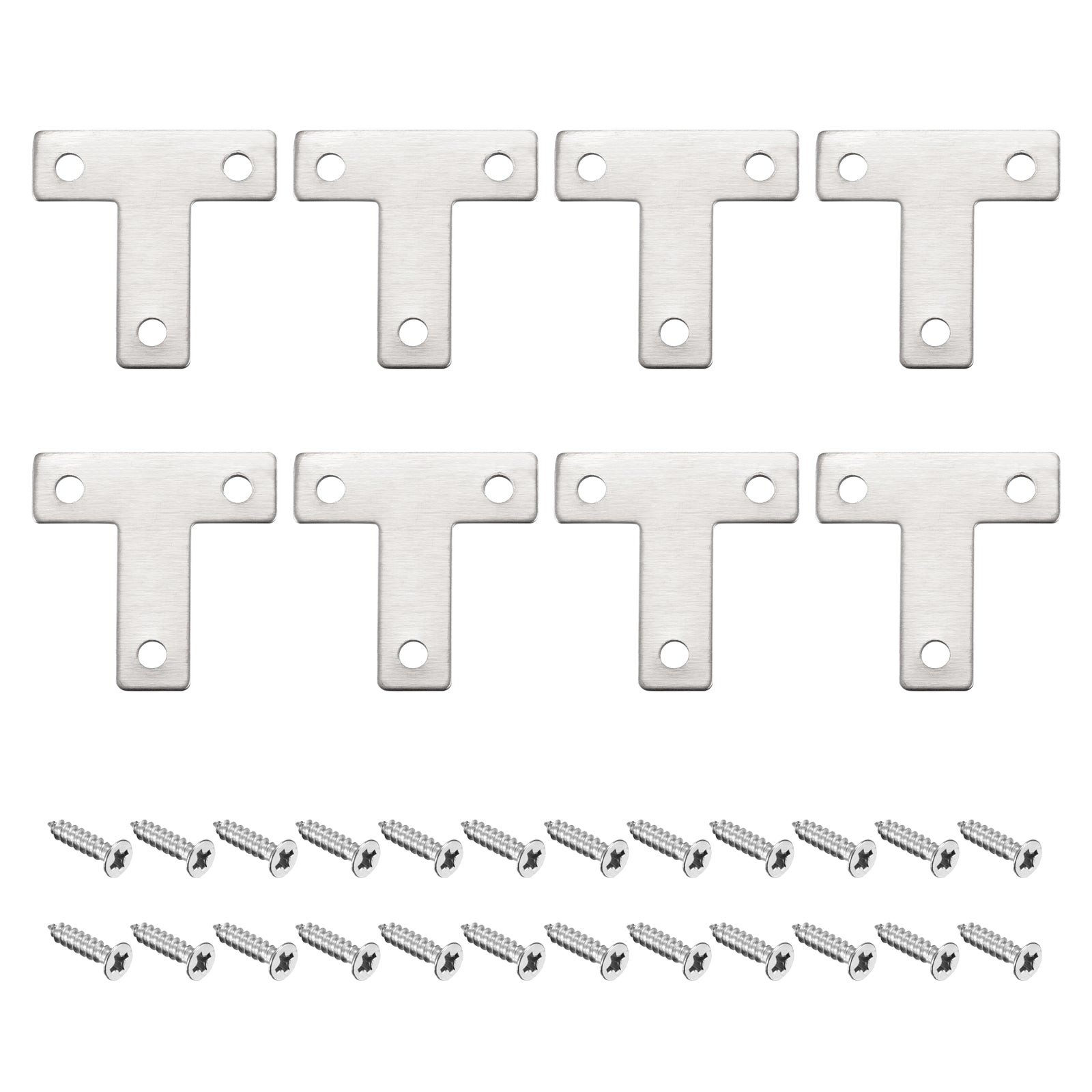 T Shape Bracket, 40x40x1mm Stainless Steel Mending Plates for Joint ...