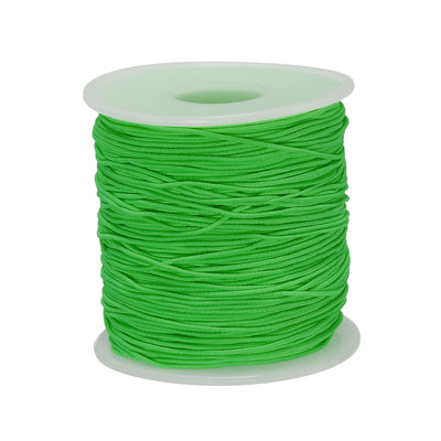 Harfington Elastic Cord Stretchy String 0.8mm 109 Yards Grass Green for Crafts, Jewelry Making, Bracelets, Necklaces, Beading
