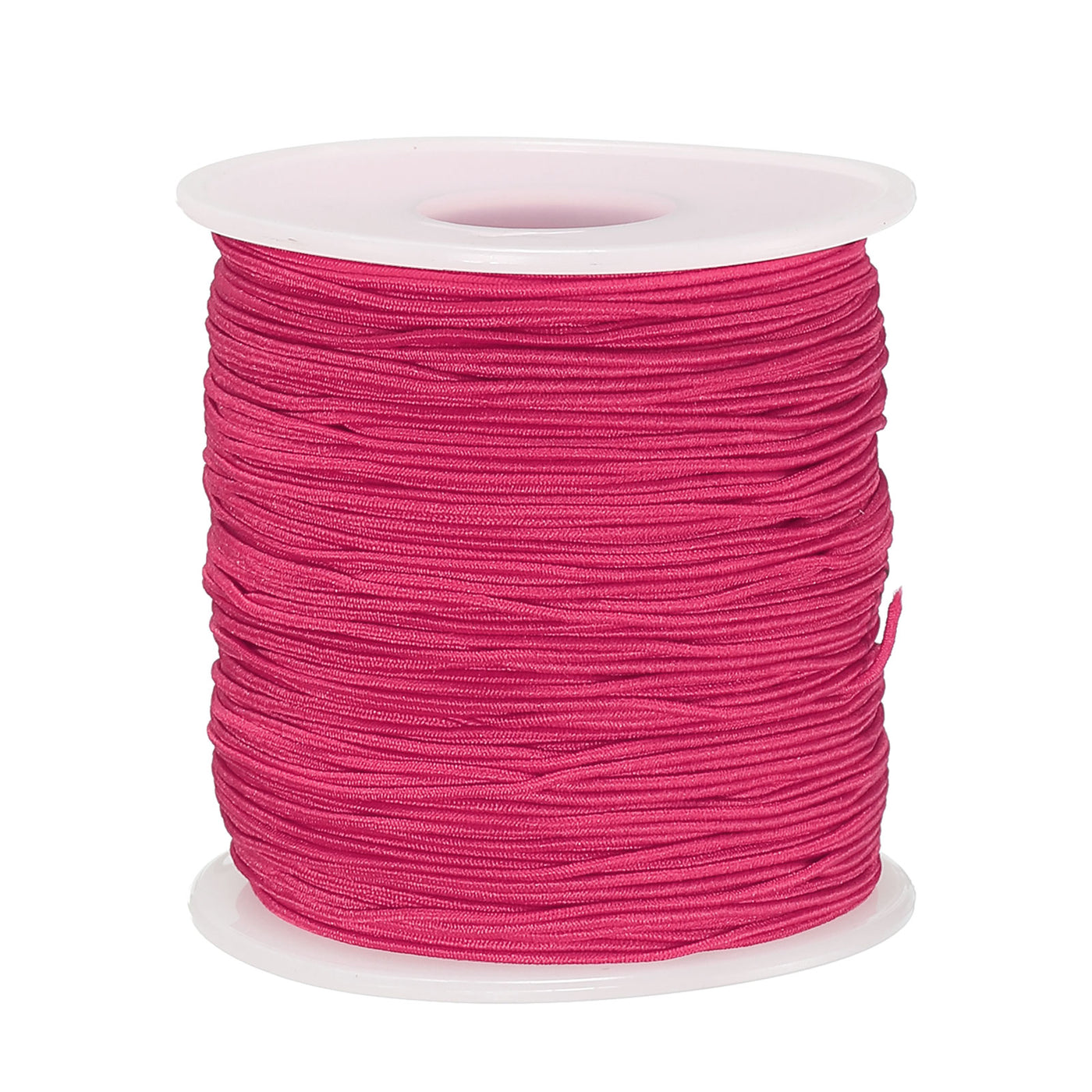 Harfington Elastic Cord Stretchy String 0.8mm 109 Yards Rose Red for Crafts, Jewelry Making, Bracelets, Necklaces, Beading