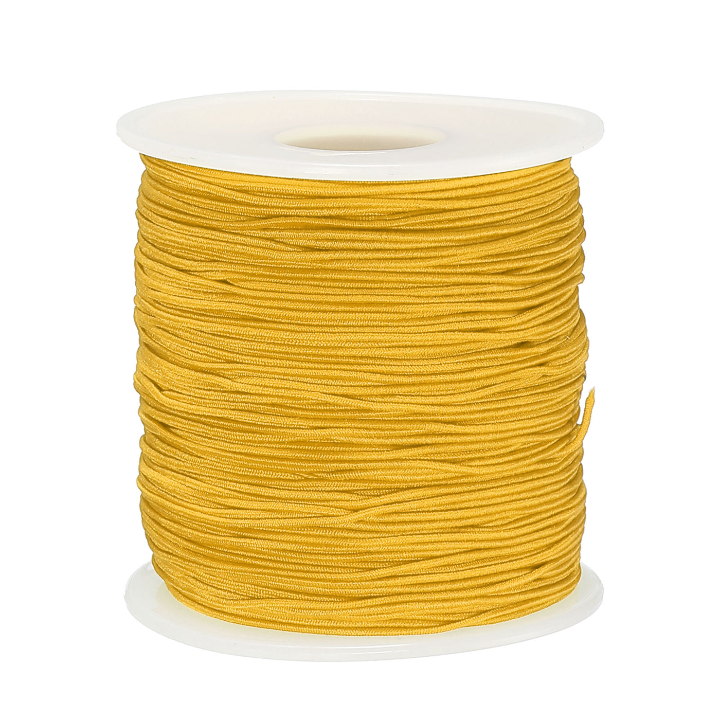 Harfington Elastic Cord Stretchy String 0.8mm 109 Yards Dark Yellow for Crafts, Jewelry Making, Bracelets, Necklaces, Beading