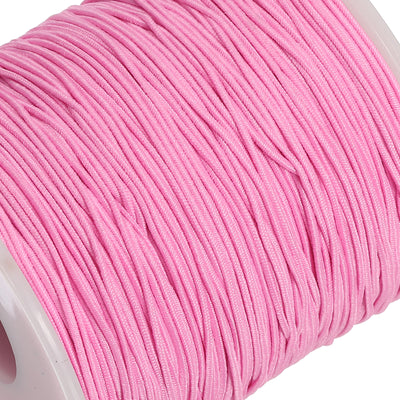 Harfington Elastic Cord Stretchy String 0.8mm 109 Yards Dark Pink for Crafts, Jewelry Making, Bracelets, Necklaces, Beading