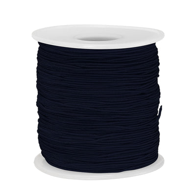 Harfington Elastic Cord Stretchy String 0.8mm 109 Yards Navy Blue for Crafts, Jewelry Making, Bracelets, Necklaces, Beading