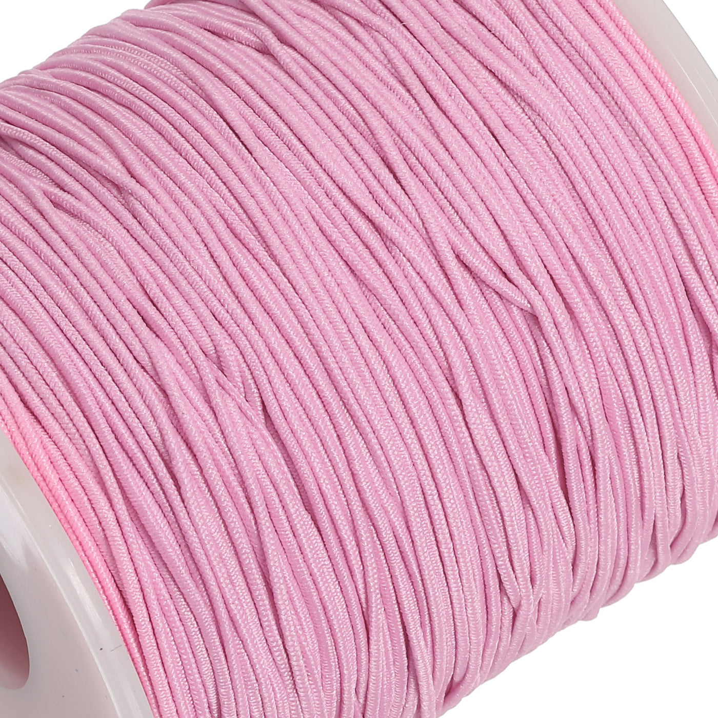 Harfington Elastic Cord Stretchy String 0.8mm 109 Yards Light Pink for Crafts, Jewelry Making, Bracelets, Necklaces, Beading