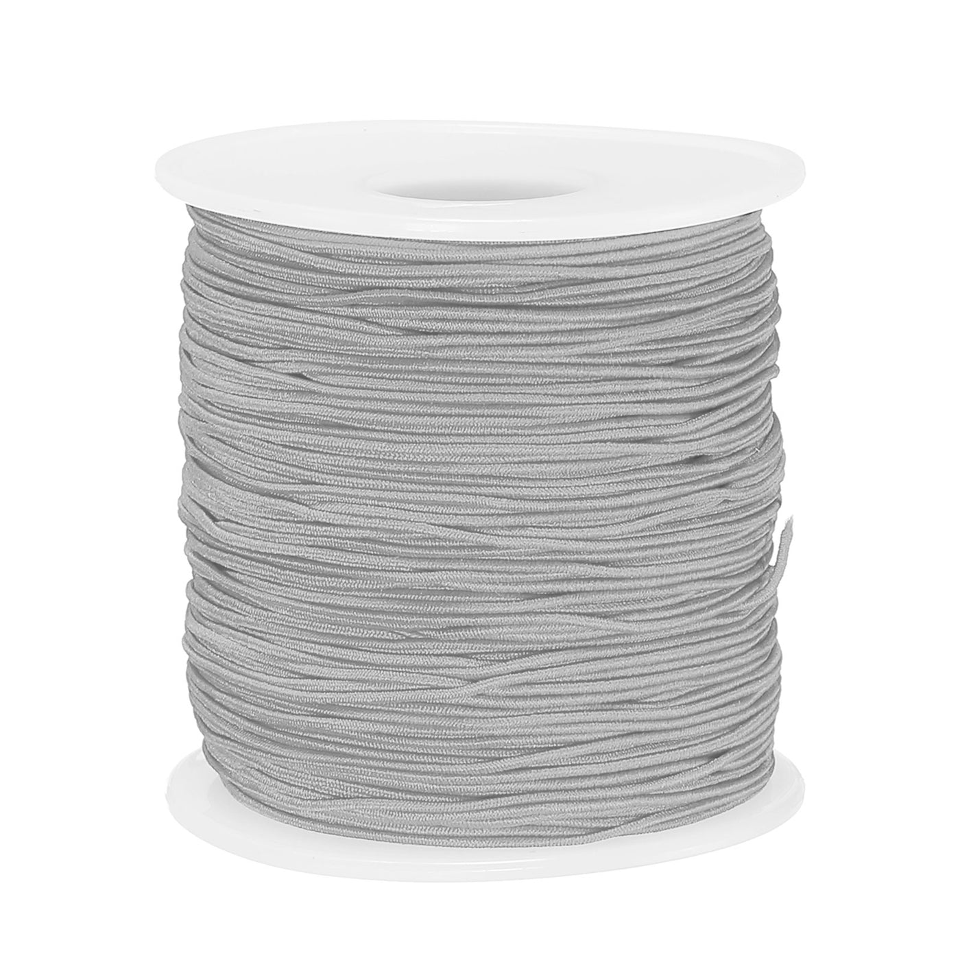 Harfington Elastic Cord Stretchy String 0.8mm 109 Yards Grey for Crafts, Jewelry Making, Bracelets, Necklaces, Beading