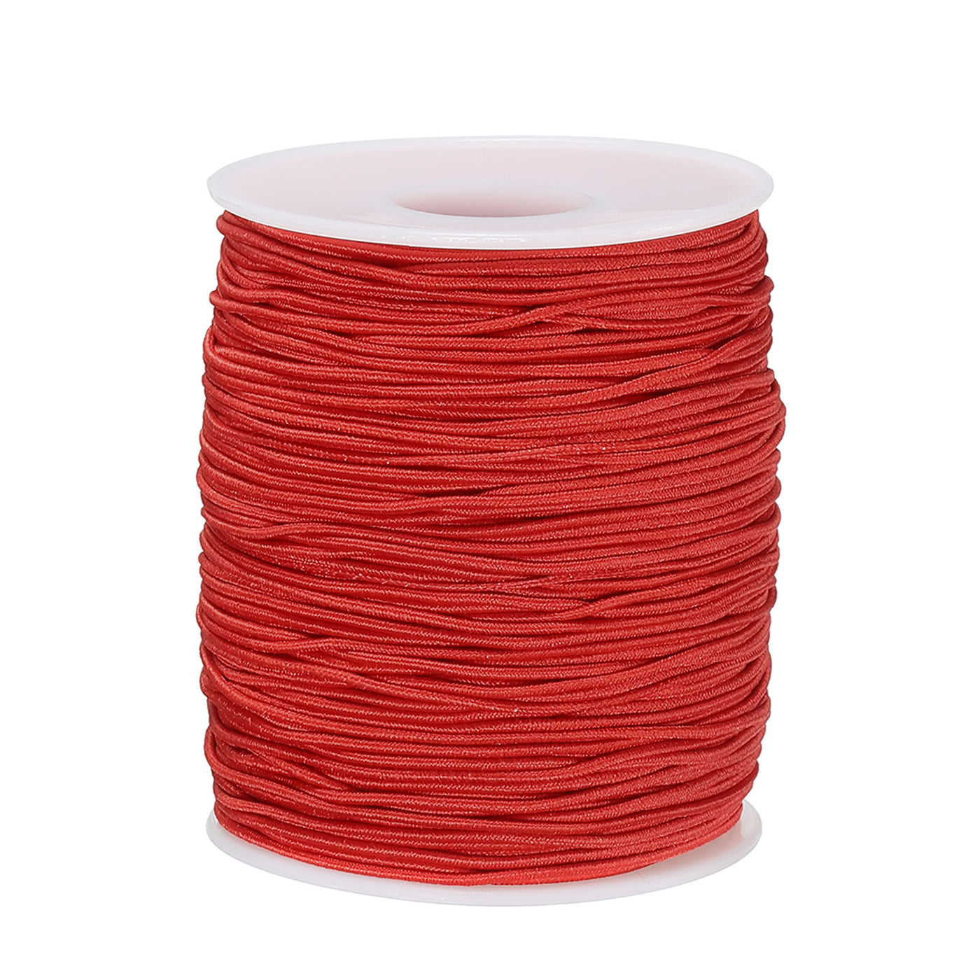 Harfington Elastic Cord Stretchy String 1.2mm 109 Yards Red for Crafts, Jewelry Making, Bracelets, Necklaces, Beading