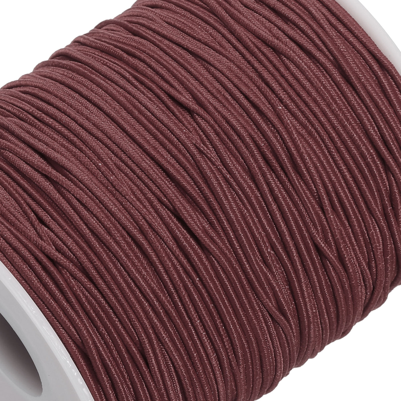 Harfington Elastic Cord Stretchy String 1.2mm 109 Yards Dark Brown for Crafts, Jewelry Making, Bracelets, Necklaces, Beading