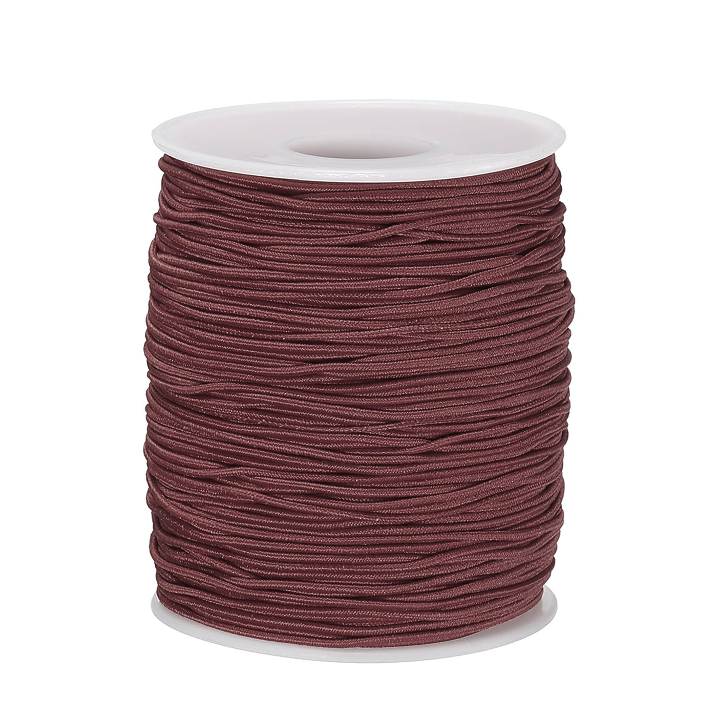 Harfington Elastic Cord Stretchy String 1.2mm 109 Yards Dark Brown for Crafts, Jewelry Making, Bracelets, Necklaces, Beading