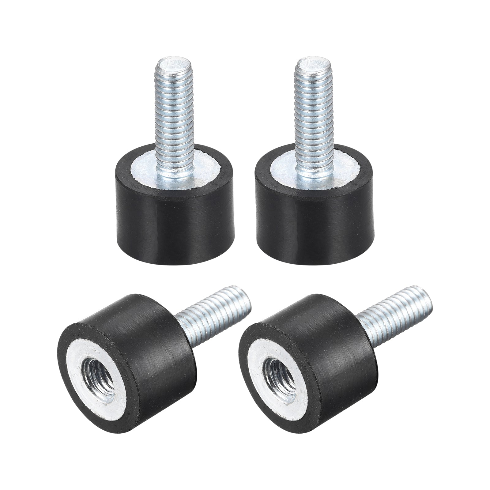 Uxcell Rubber Mount 4pcs M5 Male/Female Vibration Isolator Shock ...