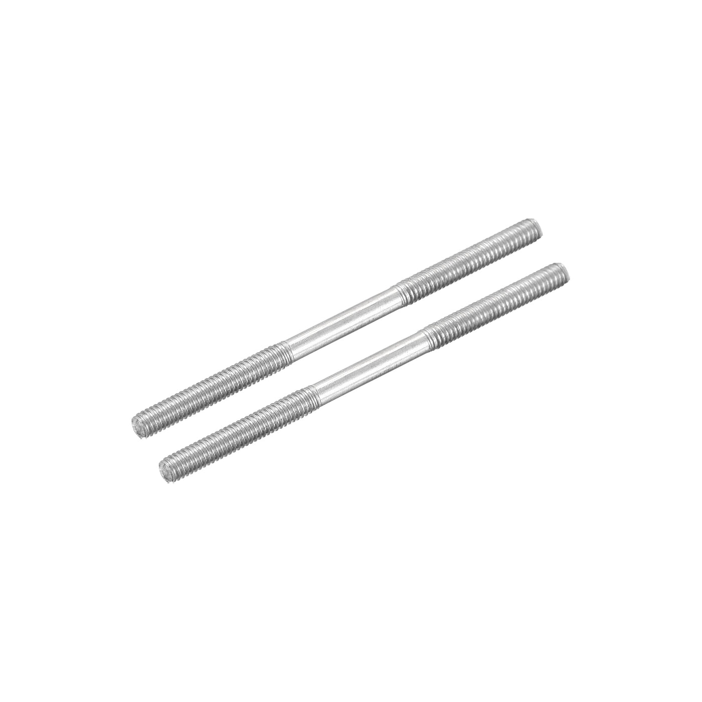 Harfington 304 Stainless Steel Threaded Tie Push Rods Servo Linkage M2.5x40mm, Pack of 2
