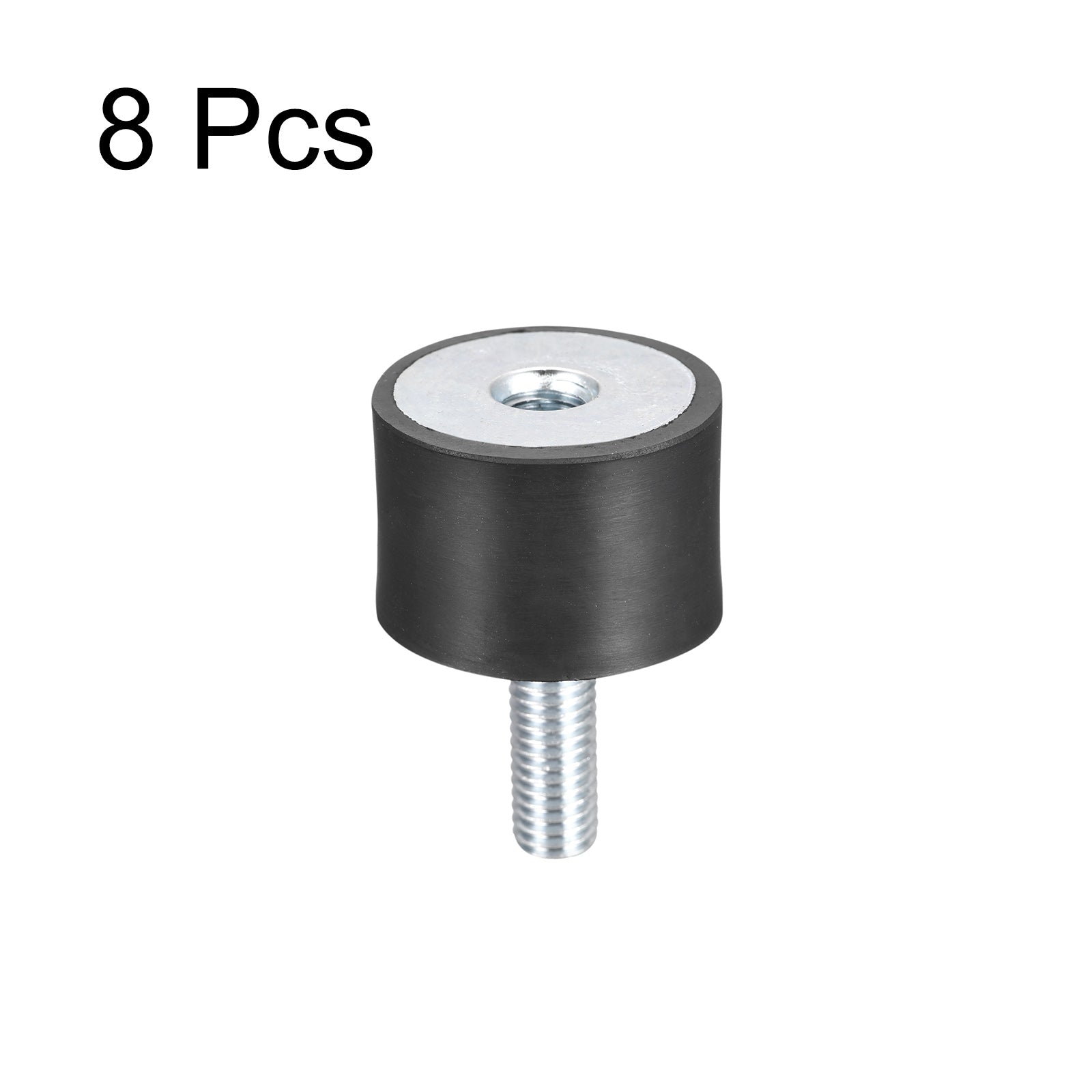 Uxcell Rubber Mount 8pcs M8 Male/Female Vibration Isolator Shock ...