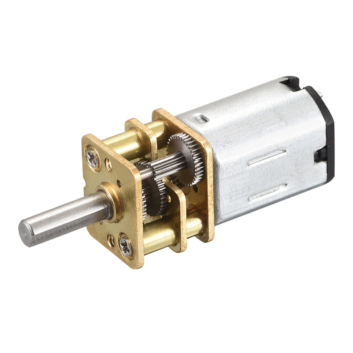 Harfington Micro Speed Reduction Gear Motor, DC 3V 75RPM with Full Metal Gearbox