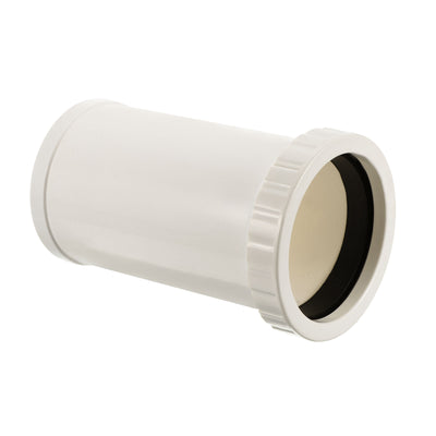 Harfington 110mm ID Pipe Fitting Coupling Adapter, PVC Heightening Extension Union Connection for Home Industrial, White