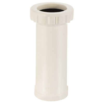 Harfington 50mm ID Pipe Fitting Coupling Adapter, PVC Straight Heightening Extension Union Connection for Home Industrial, White