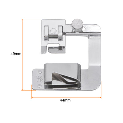 Harfington 3pcs Rolled Hem Presser Foot 1" for 25mm Wide Rolled Hem Sewing Machines Feet
