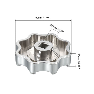 Harfington 2pcs Round Wheel Handle Faucet Handles Manifold Gauges Knob Plastic
