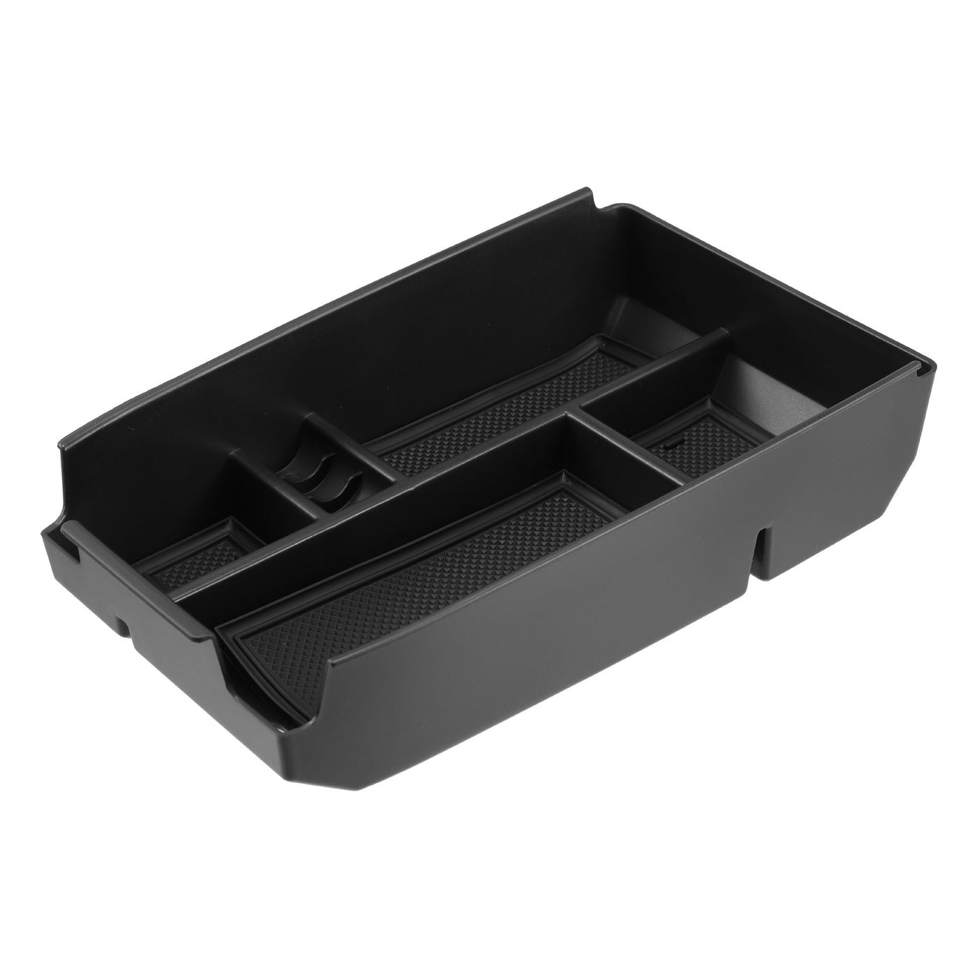 X AUTOHAUX Car Auto Center Console Organizer Tray Storage Box Accessories for Ford Escape 2020 Interior Armrest Box Insert Tray Container Black