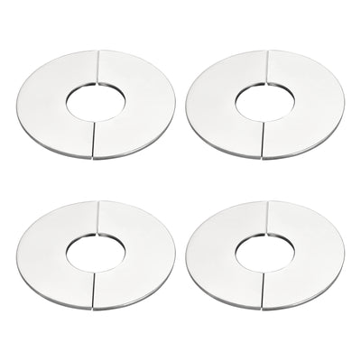 Harfington Wall Split Flanges, 201 Stainless Steel Round Escutcheon Plate for Diameter Pipe