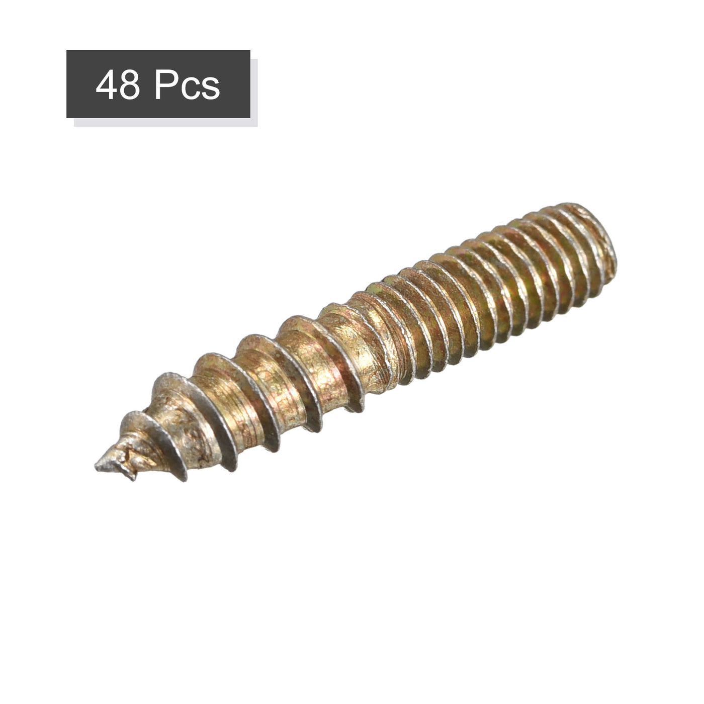 uxcell Uxcell Hanger Bolt Double-Ended Thread Dowel Screw for Wood Furniture Connecting
