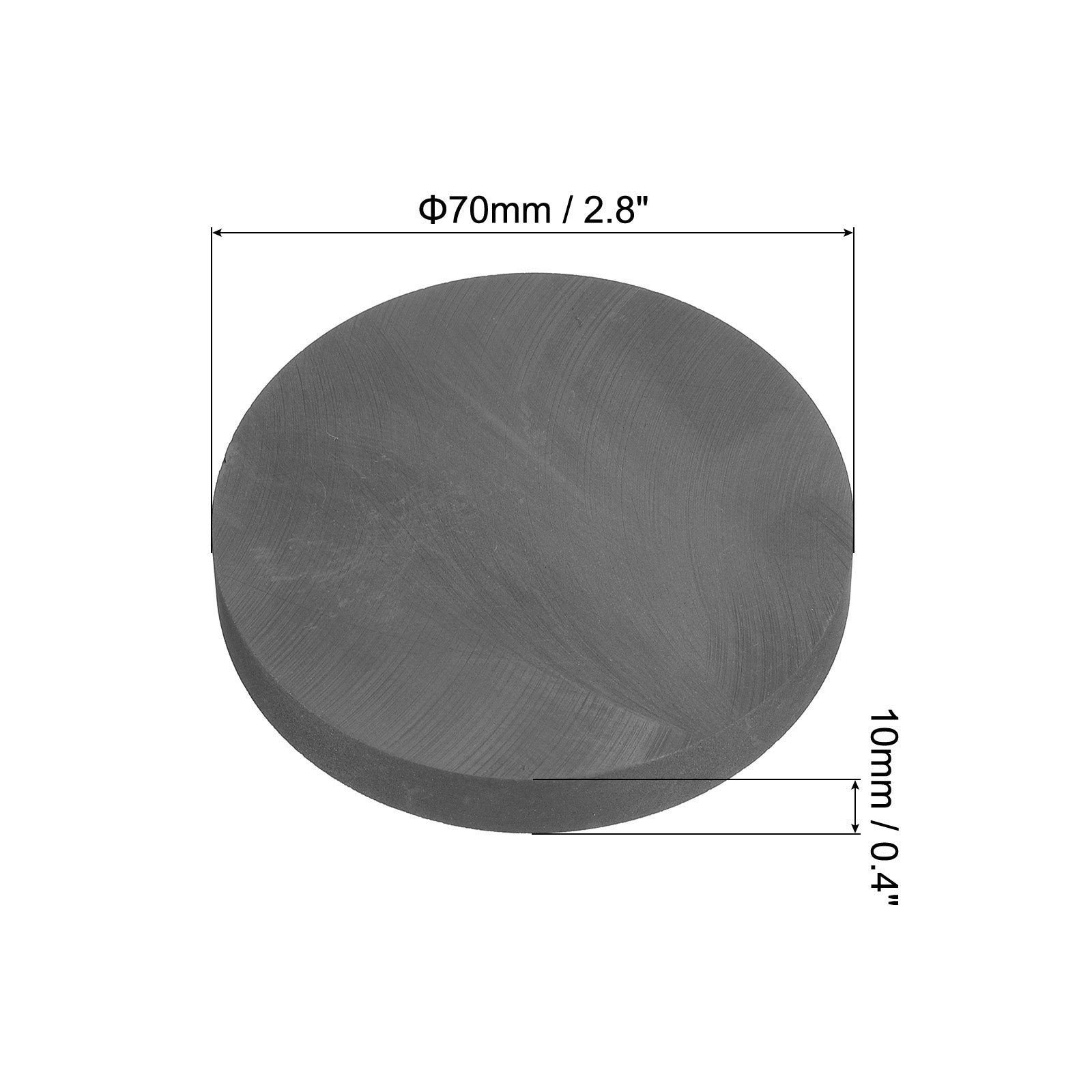 Round Graphite Block Disk Ingot High Purity Graphite Electrode Plate ...