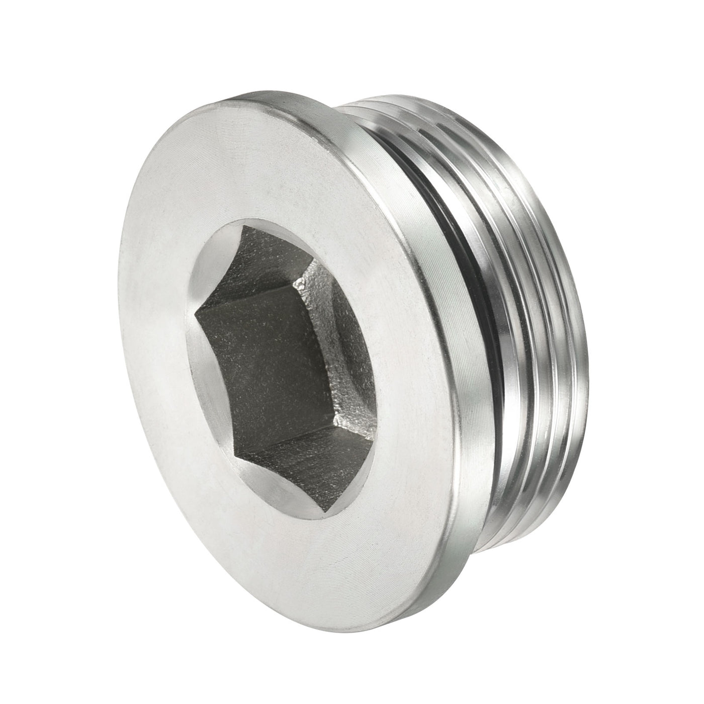 1-5/8-12UNF Hex Head Pipe Fitting Plug, Male Thread 45# Steel Plug ...