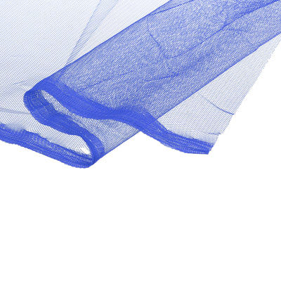 Harfington 62.4" Mesh Fabric Stretchy for Netting Bag, Backpack Pocket,Dark Blue 3.28ft
