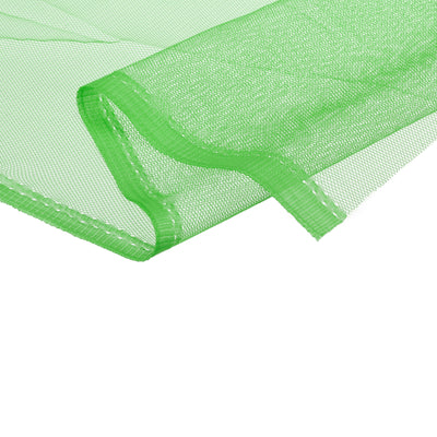 Harfington 62.4" Mesh Fabric Stretchy for Netting Bag,Backpack Pocket,Grass Green 3.28ft