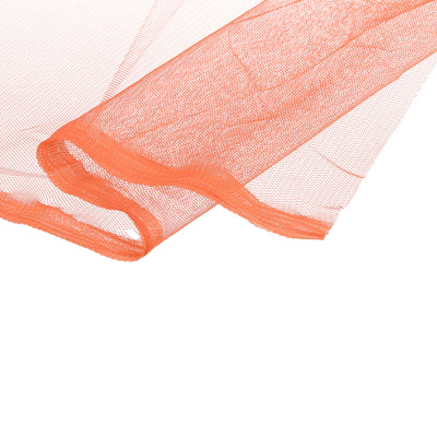 Harfington 62.4" Mesh Fabric Stretchy for Netting Bag, Backpack Pocket,Orange Red 6.56ft
