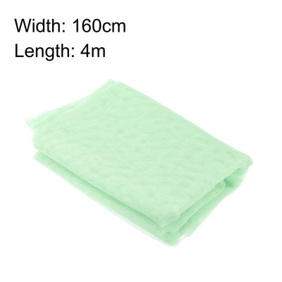 Harfington 62.4" Mesh Fabric Stretchy for Netting Bag,Backpack Pocket,Mint Green 13.12ft