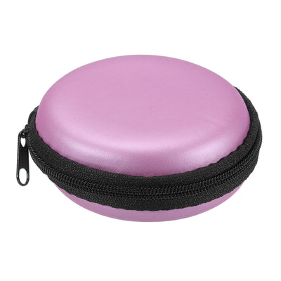 Harfington Portable Storage Carrying Bag Shockproof Pink 3.15 x 1.18 Inch
