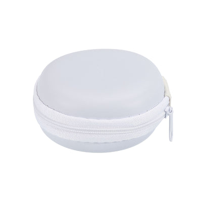 Harfington Portable Storage Carrying Bag Shockproof White 3.15 x 1.18 Inch