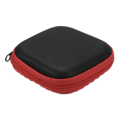 Harfington Portable Storage Carrying Bag Shockproof Red 2.95 x 1.18 Inch