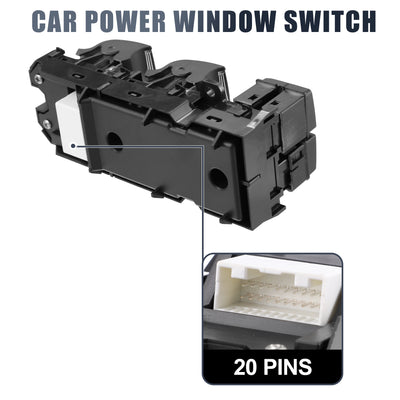 Harfington 84040-06070 8404033170 Car Master Power Window Switch Front Driver Side for Toyota C-HR 2018-2019 for Toyota Camry 2018-2020