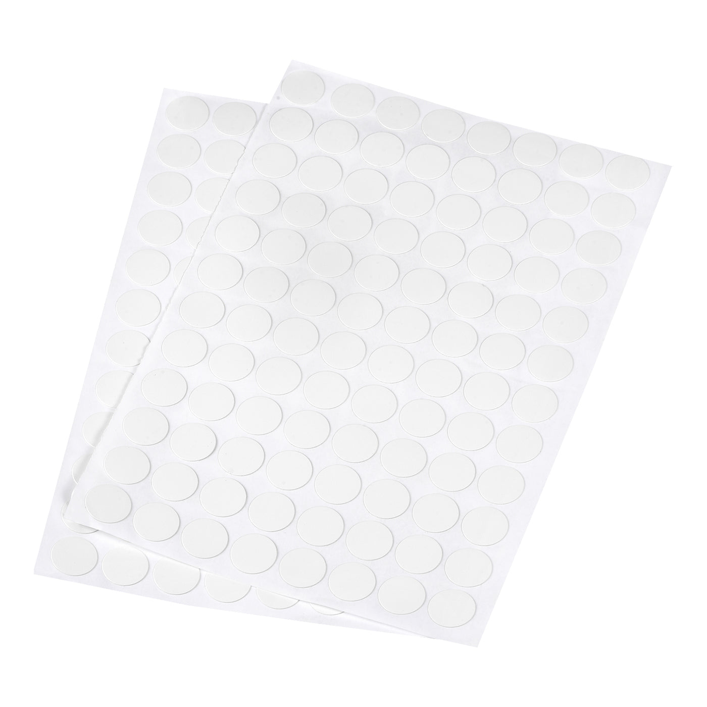 uxcell Uxcell Screw Hole Cover Stickers, 15mm Dia PVC Self Adhesive Covers Caps for Wood Furniture Cabinet Shelf Wardrobe, White 4 Sheet/384pcs