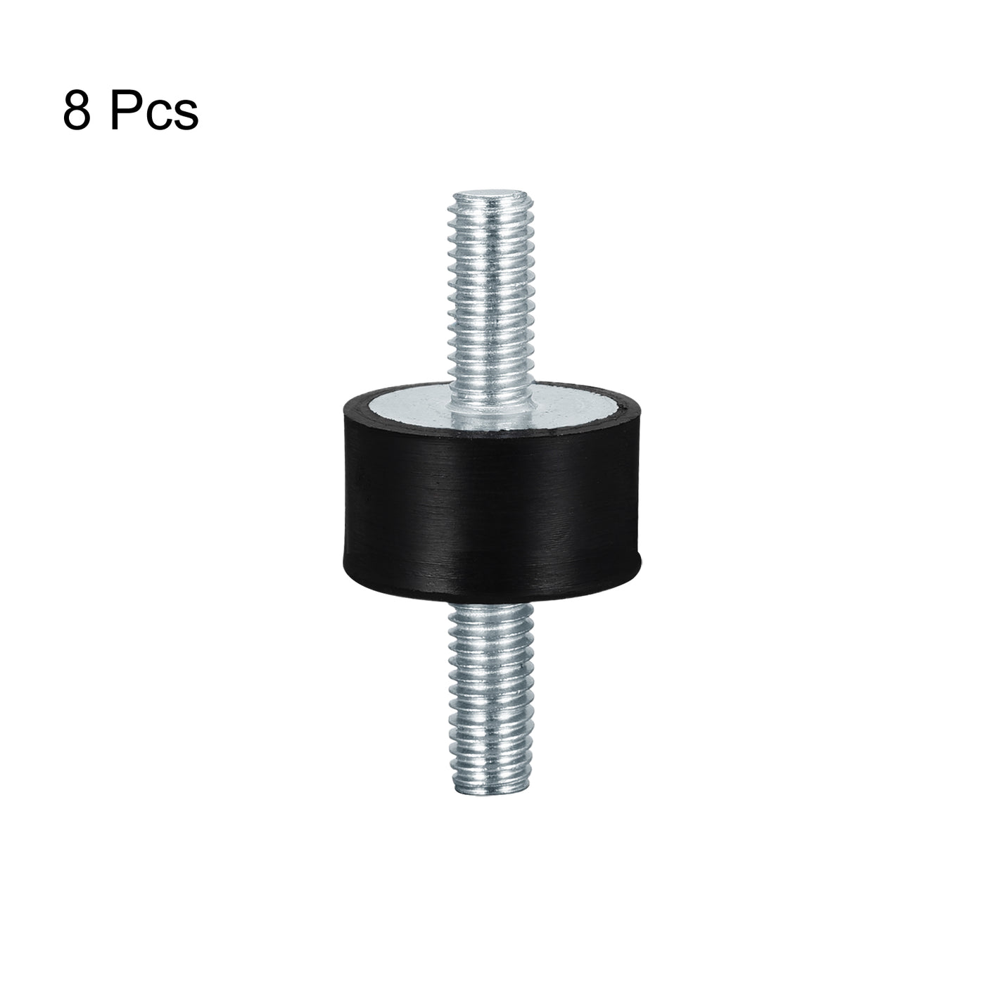 uxcell Uxcell M6x18mm Rubber Mounts, 8pcs Anti Isolator Studs Shock Absorber Male, 20x10mm