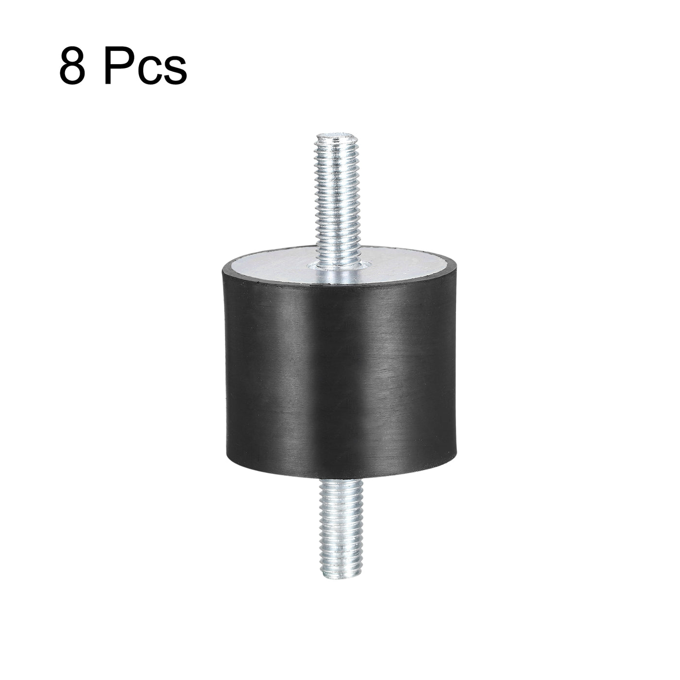 uxcell Uxcell M10x28mm Rubber Mounts, 8pcs Anti Isolator Studs Shock Absorber Male, 50x40mm