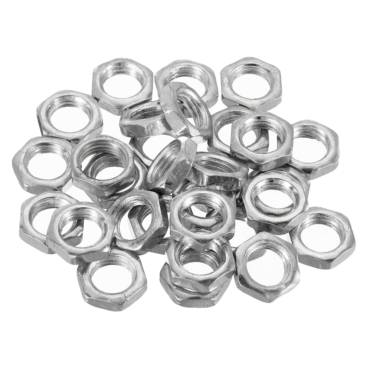Harfington M12 x 1.5 Steel Hex Nuts, 20 Pack Metric Thread Zinc Plated Finished Hardware Nuts Screw Bolt Fasteners 5mm Height