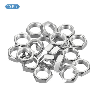 Harfington M14 x 1.0 Steel Hex Nuts, 20 Pack Metric Thread Zinc Plated Finished Hardware Nuts Screw Bolt Fasteners 7mm Height