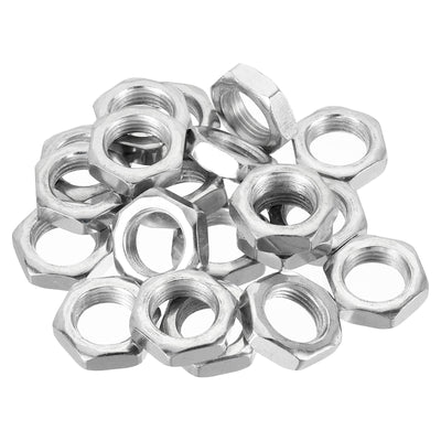 Harfington M20 x 1.75 Steel Hex Nuts, 20 Pack Metric Thread Zinc Plated Finished Hardware Nuts Screw Bolt Fasteners 8mm Height