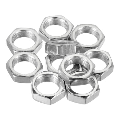 Harfington M14 x 1.0 Steel Hex Nuts, 10 Pack Metric Thread Zinc Plated Finished Hardware Nuts Screw Bolt Fasteners 7mm Height