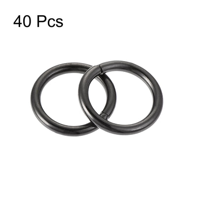 Harfington Metal O Rings, Multi-Purpose Non-Welded O-Ring Buckle for Craft Belt Purse Handbag Bag Making Hardware