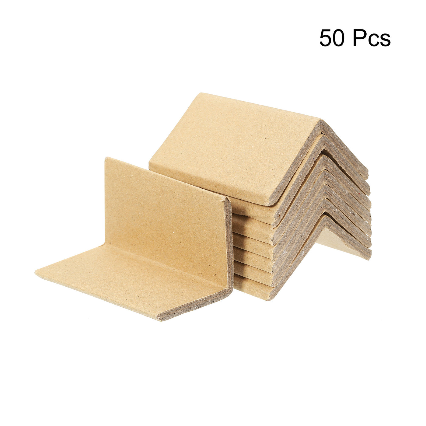 Harfington Adjustable Cardboard Corner Protector Package Frame 80x50mm Thick 5mm 50pcs