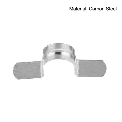Harfington Uxcell Rigid Pipe Strap, 24pcs 3/4"(20mm) U Bracket Tension Tube Clip Clamp